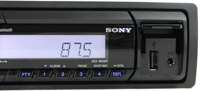 Sony DSXM50BT MP3/USB In-Dash Marine Digital Media Receiver Bluetooth (Open Box)