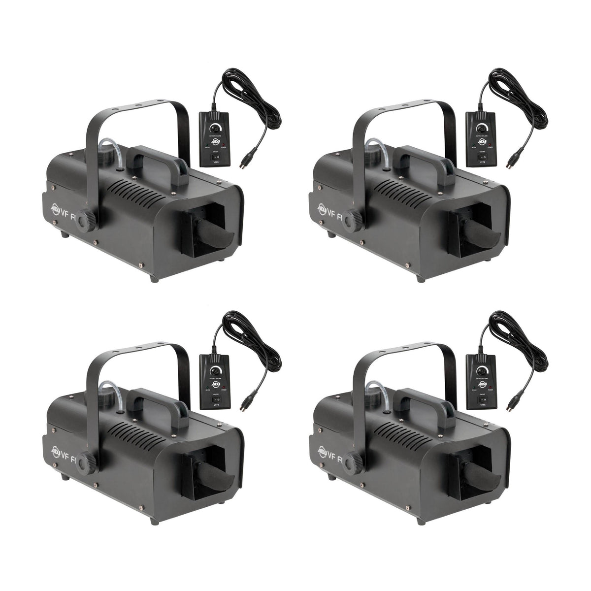 American DJ Snow Machine 600W High Output Area Effect with Wired Remote (4 Pack)