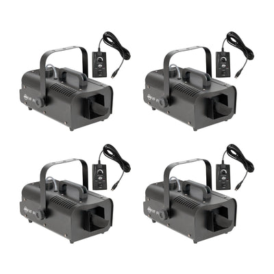 American DJ Snow Machine 600W High Output Area Effect with Wired Remote (4 Pack) - VMInnovations