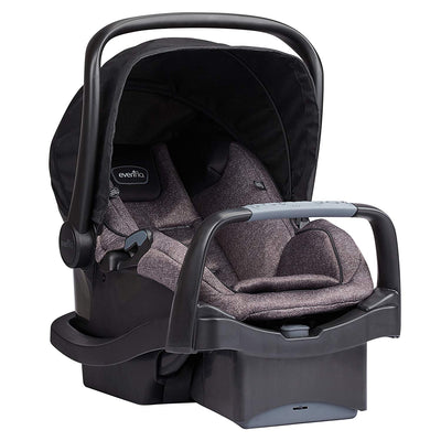 Evenflo Pivot Stroller and Infant Car Seat Travel System, Casual Grey