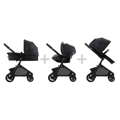 Evenflo Pivot Stroller and Infant Car Seat Travel System, Casual Grey
