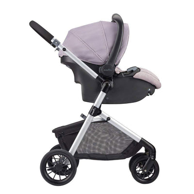 Evenflo Pivot Stroller and Infant Car Seat Travel System, Sandstone (Open Box)