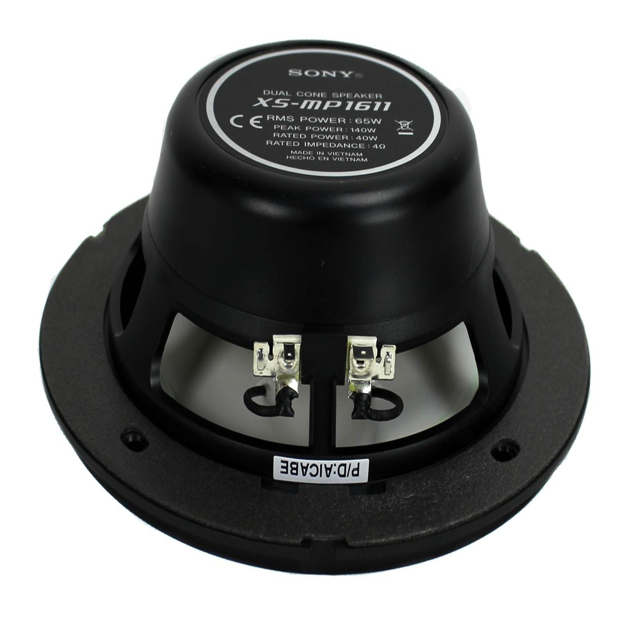 Sony XS-MP1611 6.5" 280 Watt Dual Cone Marine Stereo Speakers, White, 2 Pairs - VMInnovations