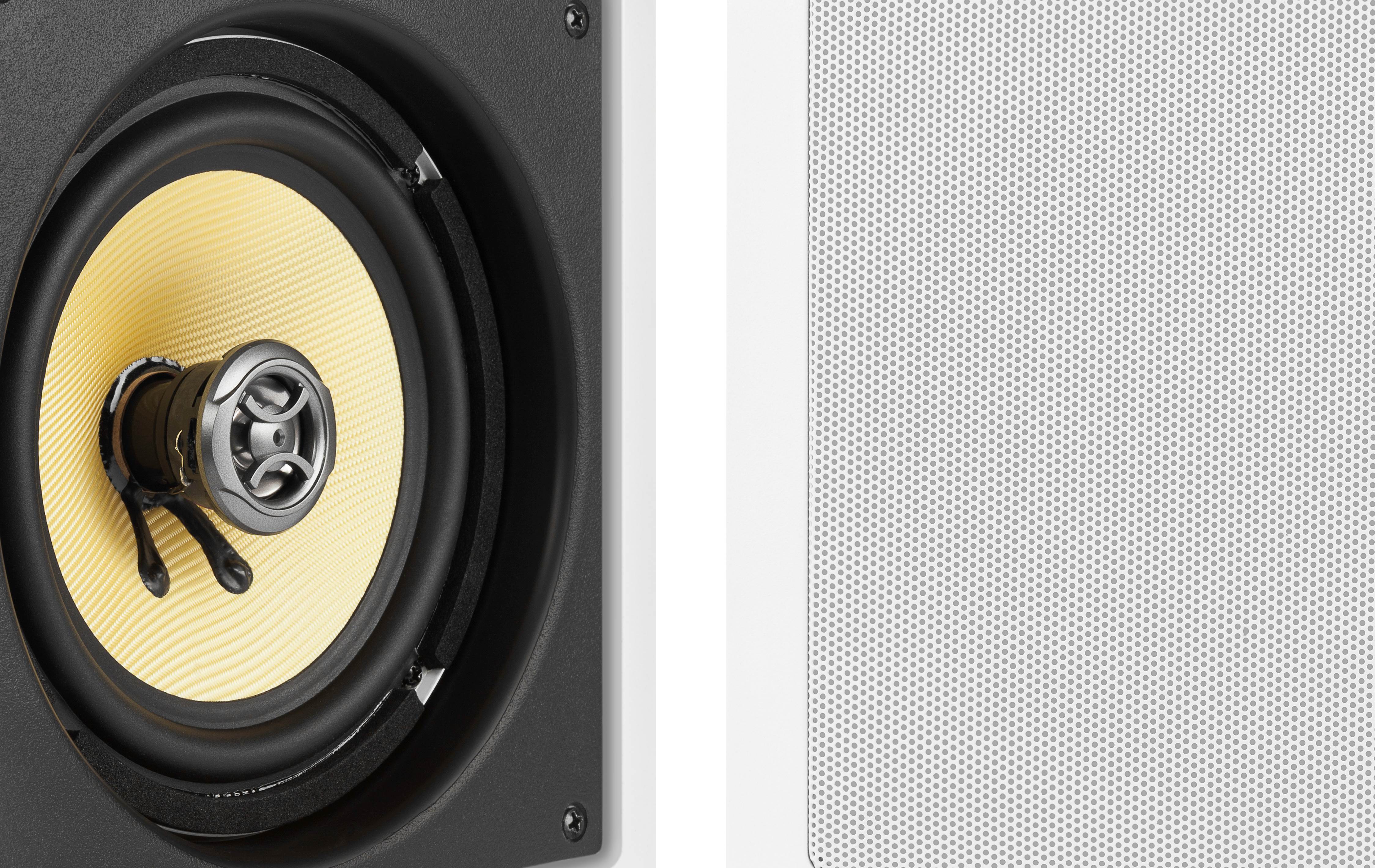 2) VM AUDIO Elux 6.5" 200 Watt 2 Way In-Wall Surround Sound Home Speaker (Pair)
