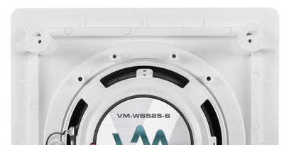 2 VM AUDIO Shaker 5.25" 125 Watt 2 Way In-Wall Surround Sound Home Speakers Pair