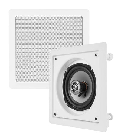 4 VM AUDIO Shaker 5.25" 125 Watt 2 Way In-Wall Surround Sound Home Speakers Four