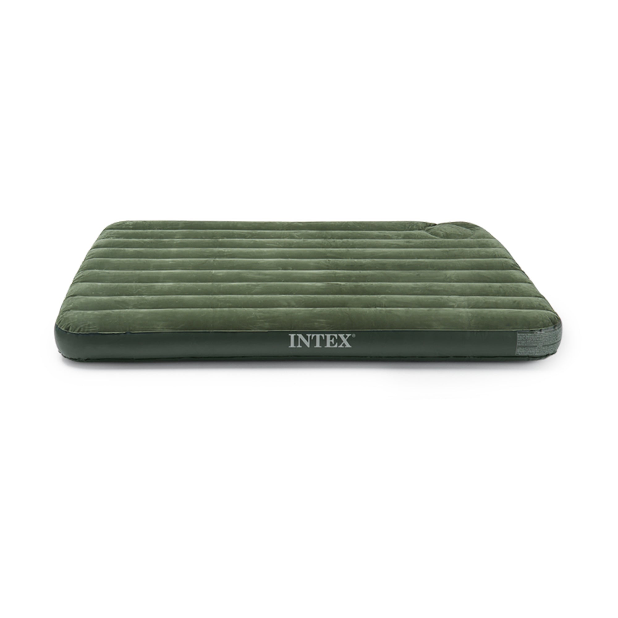 Intex Queen Downy Air Bed Camping Inflatable Mattress w/ Pump 66929E (Open Box)