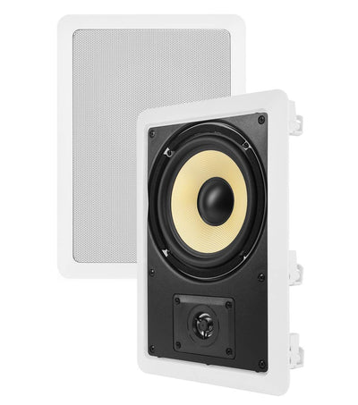 4) VM AUDIO ELUX 6.5" 225W 2 Way In-Wall Surround Sound Home In Wall Speakers