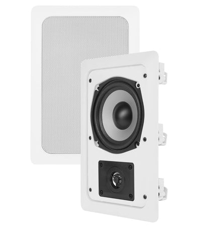 4) VM AUDIO Shaker 5.25" 150 Watt 2 Way In-Wall Surround Sound Home Speaker Four