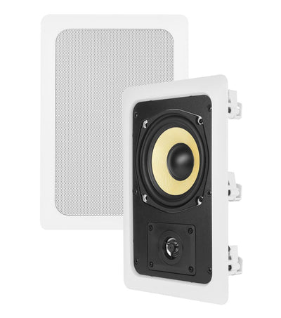 4) VM AUDIO ELUX 5.25" 175 Watt 2 Way In-Wall Surround Sound Home Speaker (Four)