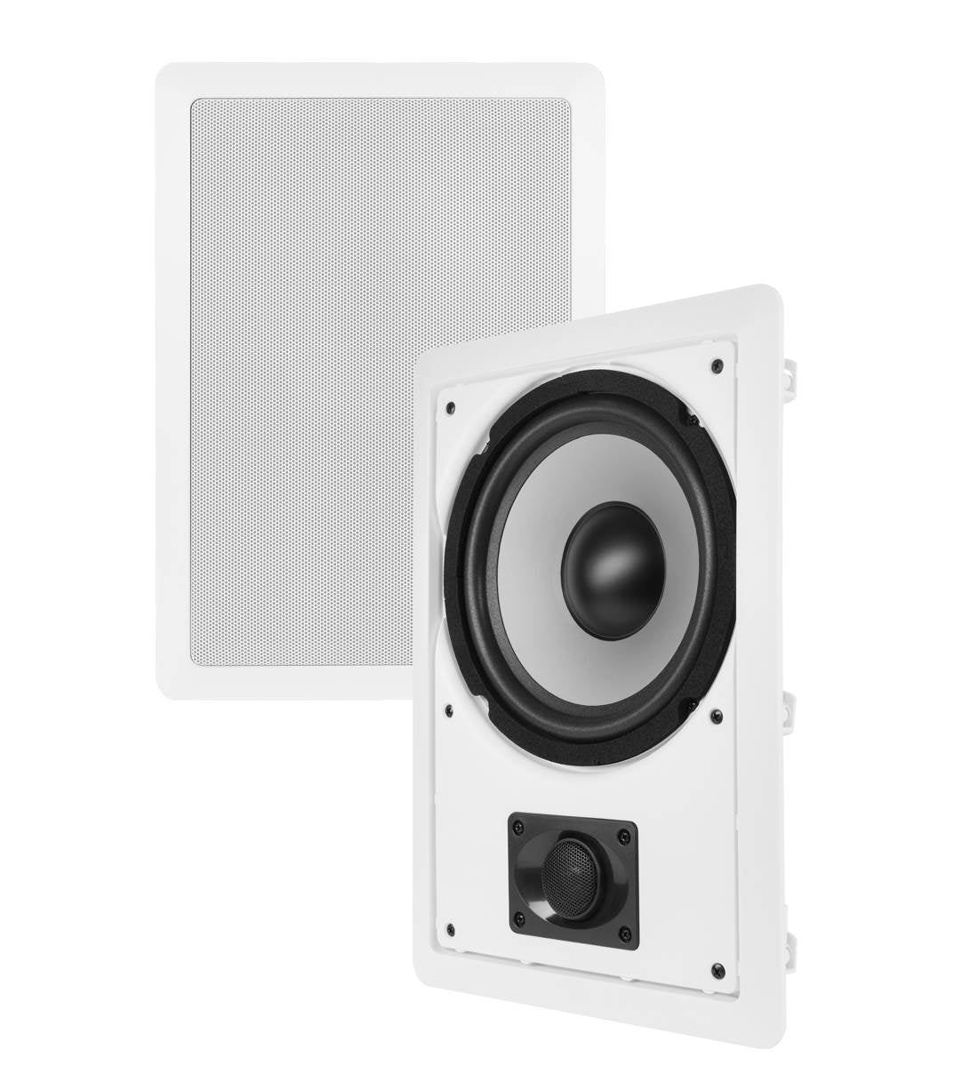 4 VM AUDIO 8" 200W 2 Way In-Wall Surround Sound Home In Wall Speakers Four