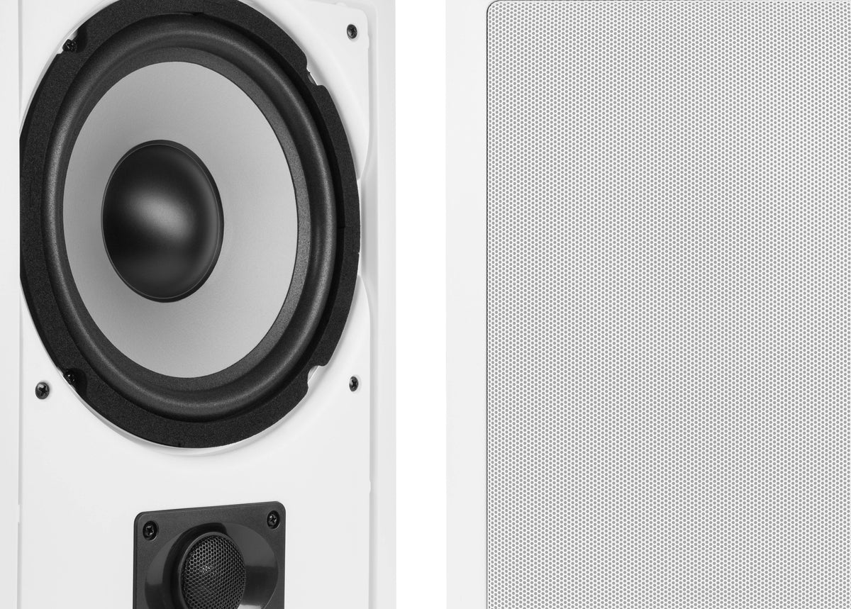 4 VM AUDIO 8" 200W 2 Way In-Wall Surround Sound Home In Wall Speakers Four