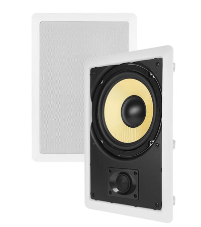 2) VM AUDIO ELUX 8" 540W 2 Way In-Wall Surround Sound Home In Wall Speakers Pair