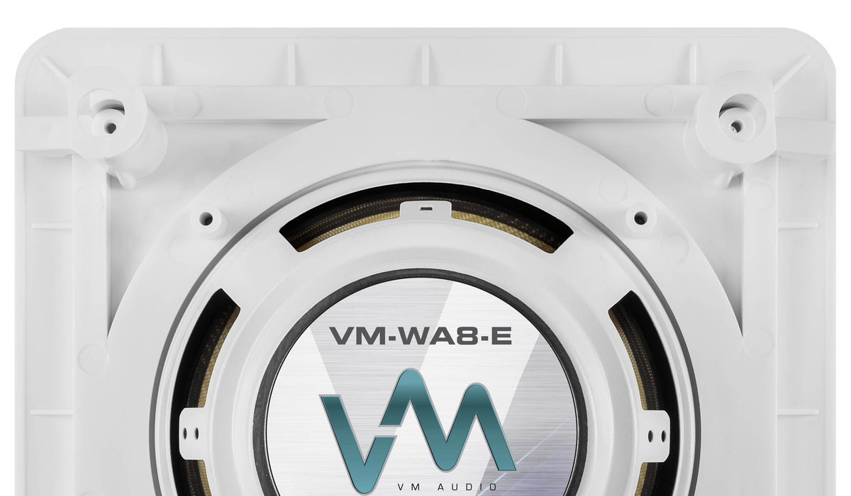 2) VM AUDIO ELUX 8" 540W 2 Way In-Wall Surround Sound Home In Wall Speakers Pair