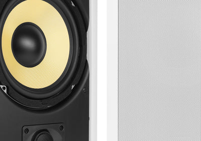 2) VM AUDIO ELUX 8" 540W 2 Way In-Wall Surround Sound Home In Wall Speakers Pair