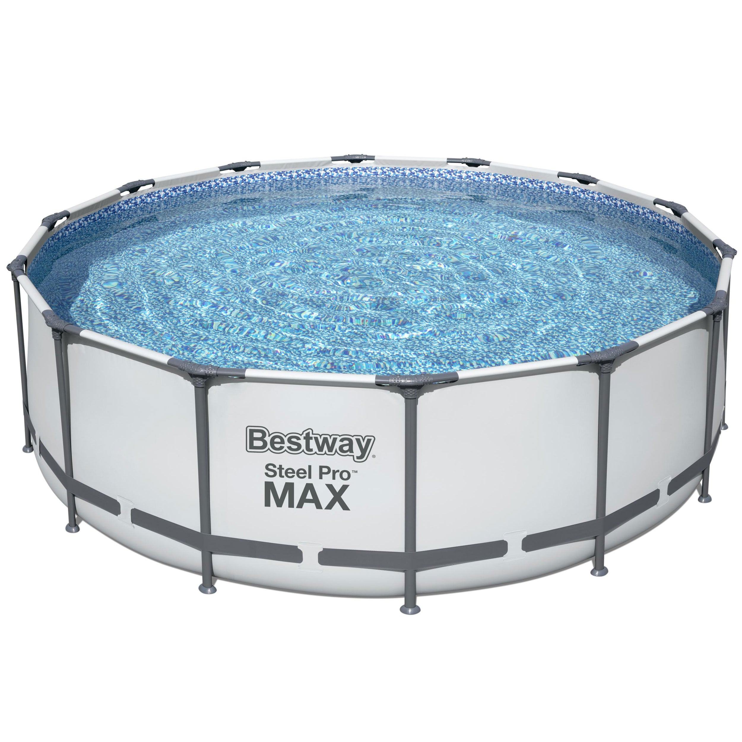 Bestway Steel Pro MAX 14 x 4 Foot Above Ground Round Swimming Complete Pool Set