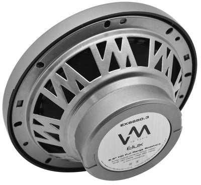 2) VM Audio EXS650.3 6.5" 320 Watt 3-Way Full Range Car Speakers Pair - Open Box