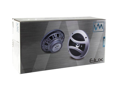 2) VM Audio EXS650.3 6.5" 320 Watt 3-Way Full Range Car Speakers Pair - Open Box