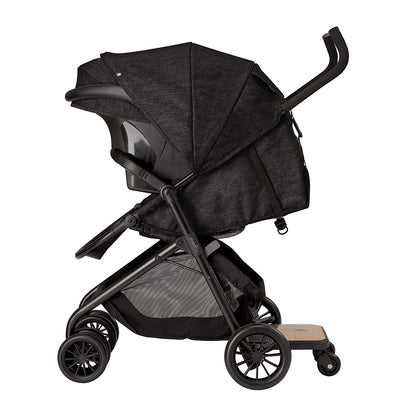 Evenflo Sibby Travel System with LiteMax 35 Infant Car Seat, Charcoal (Used)