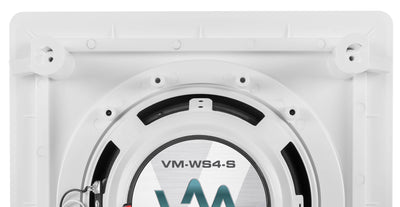 4) VM AUDIO Shaker 4" 100 Watt 2 Way In-Wall Surround Sound Home Speaker Four