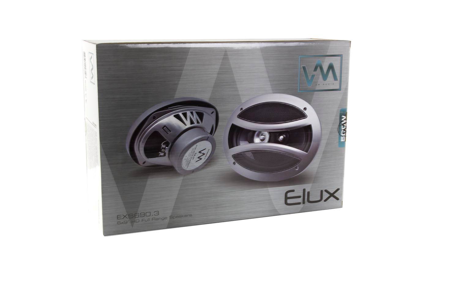 4) VM Audio EXS690.3 6x9" 500 Watt 3-Way Full Range Coaxial Car Speakers (Four)