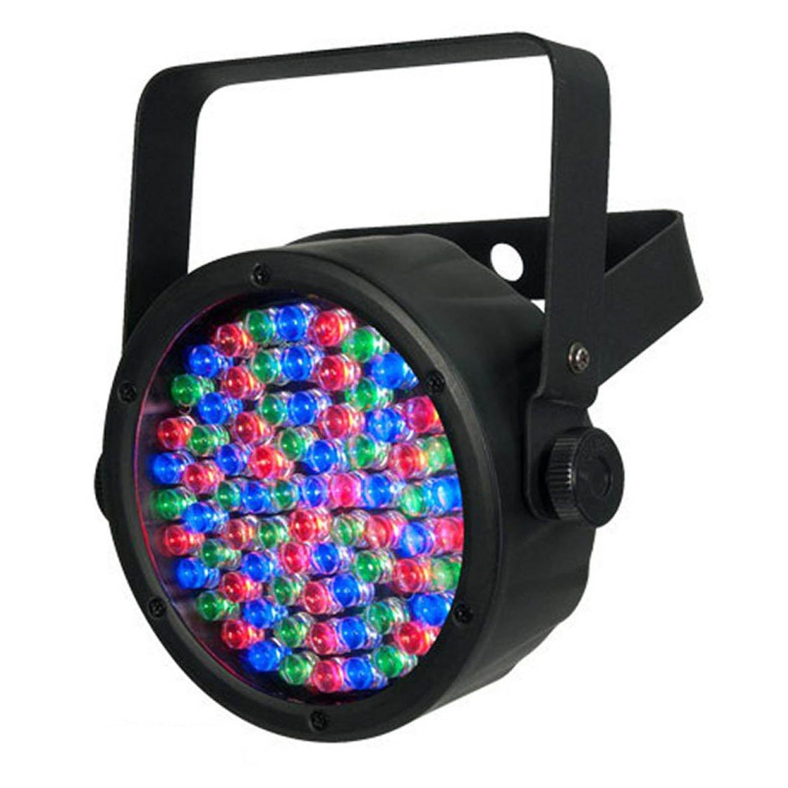Chauvet SlimPar 38 LED Pro DJ RGB Lights (8) + ADJ RGB3C Controller + Travel Bag