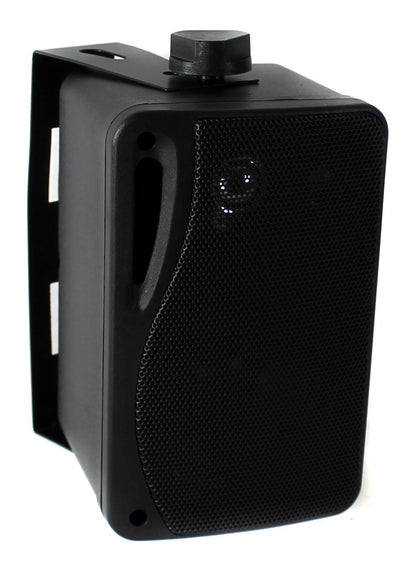 Pyle 3.5" 200 Watt 3-Way Weather Proof Mini Box Speaker System Black (Open Box)