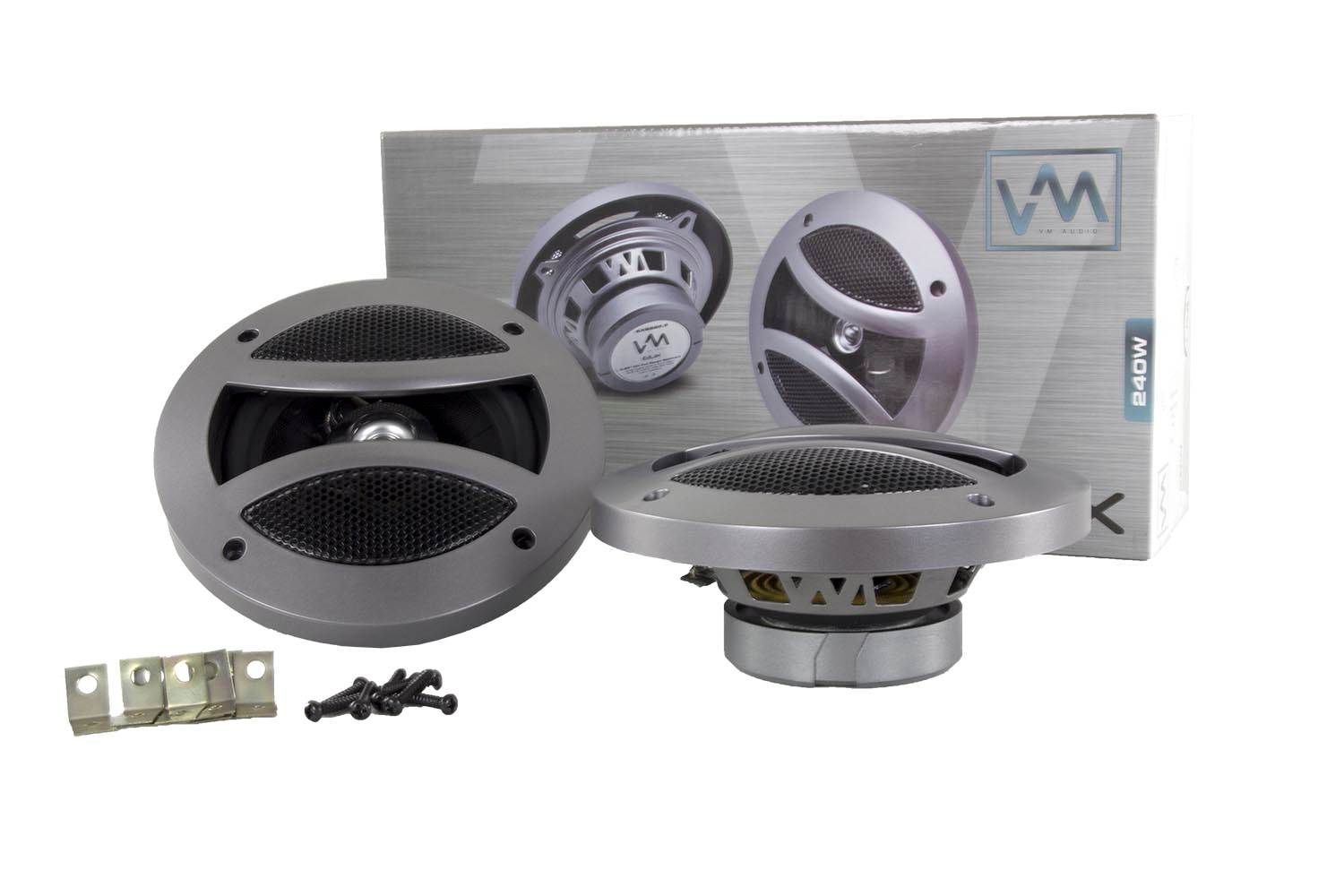 2) VM Audio EXS525.2 5.25" Car Speakers + 2) EXS650.3 6.5" Car 3-Way Speakers