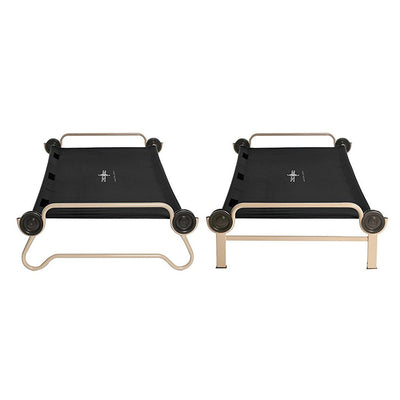 Disc-O-Bed Large Camping Cot w/ Organizers and 7-Inch Steel Leg Extensions