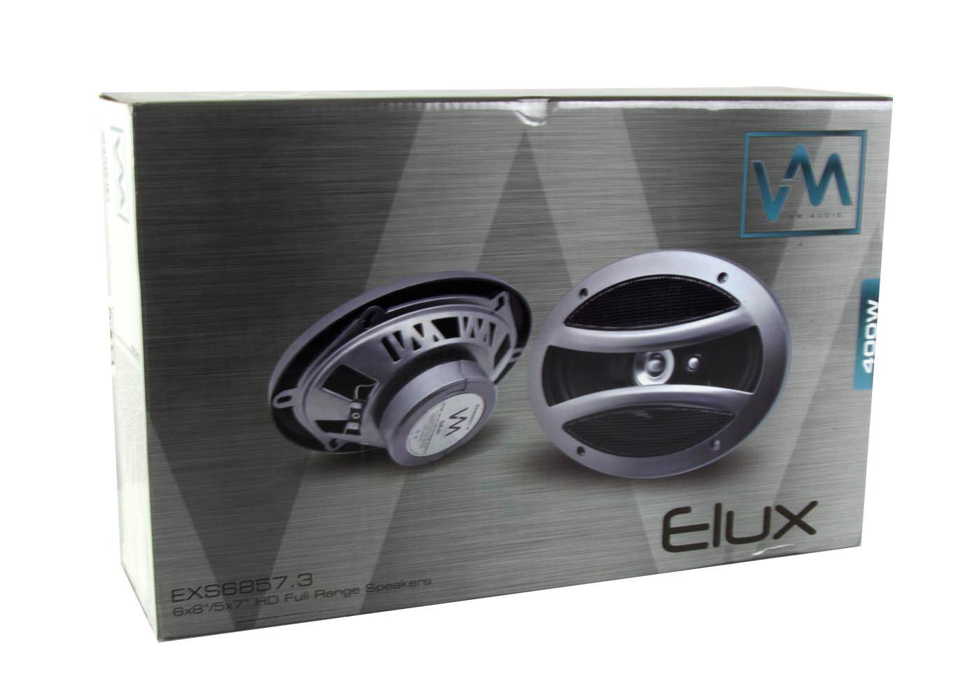 2) VM Audio EXS6857.3 5x7"/6x8" 400W Car Speakers + 2) EXS650.3 6x5" Speakers