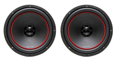 2) MB Quart OWC304 12" 700 Watt Dual 4-Ohm Car Audio Power Subwoofers Sub Stereo