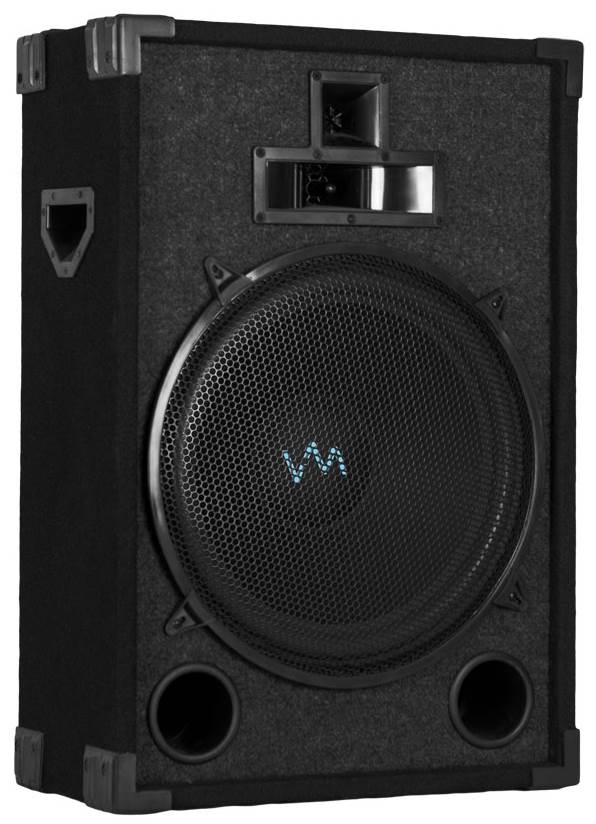 VM Audio VAS315P 1200 Watt 3 Way 15" DJ Passive Loud Speaker System-Used