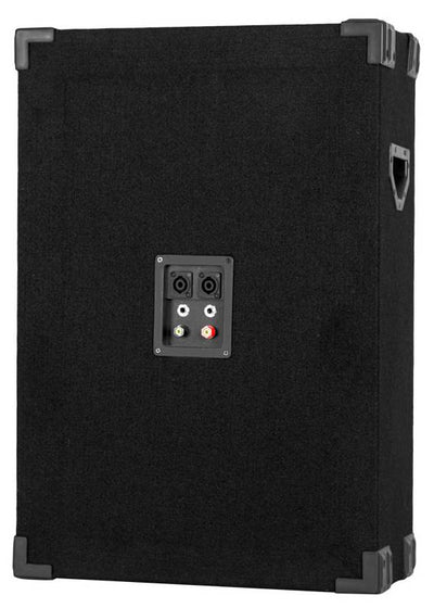 VM Audio VAS315P 1200 Watt 3 Way 15" DJ Passive Loud Speaker System-Used
