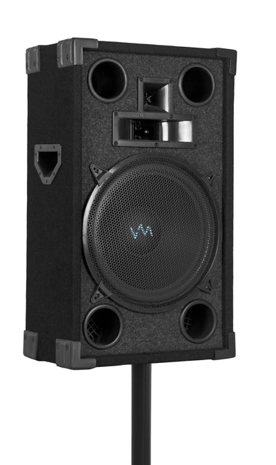 VM Audio VAS315P 1200 Watt 3 Way 15" DJ Passive Loud Speaker System-Used