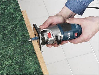 Bosch Palm Grip 5.6A 1-HP Fixed-Base Variable-Speed Router W/Guide (Open Box)