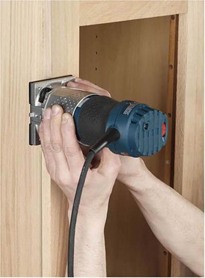 Bosch Palm Grip 5.6A 1-HP Fixed-Base Variable-Speed Router W/Guide (Open Box)
