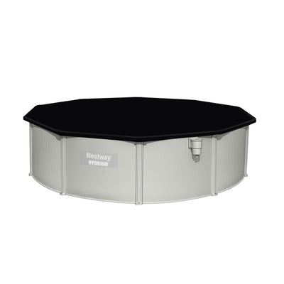 Bestway Hydrium 15'x48" Round Steel Wall Swimming Pool Set, Gray (Used) - VMInnovations