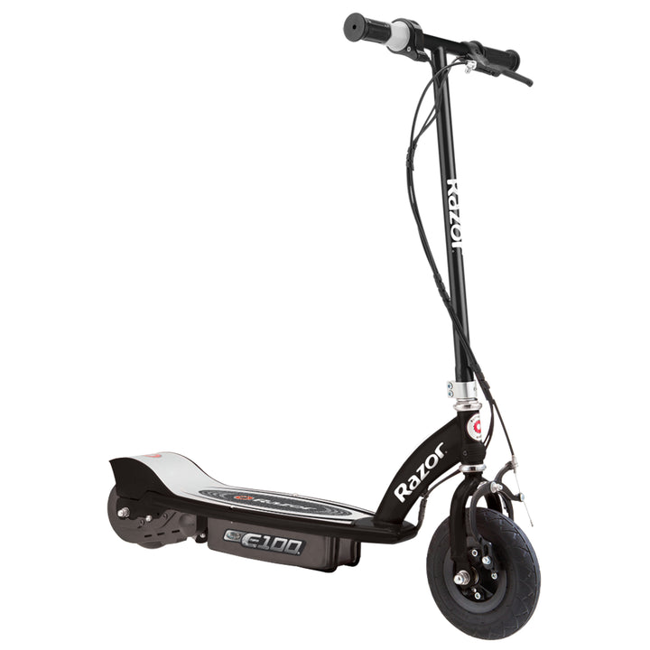 Razor E100 Kids Ride On 24V Motorized Electric Powered Scooters, Black (2 Pack) - VMInnovations