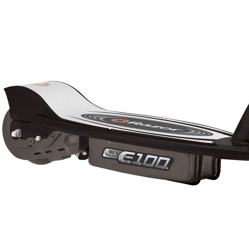 Razor E100 Motorized 24V Electric Powered Ride-On Scooter - Black (Used)