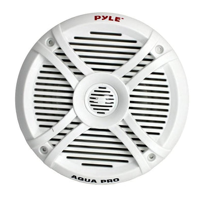 2) Pyle PLMRX67 6.5" 250W 2-Way Marine Speakers + PLMR20W In-Dash MP3 Receiver