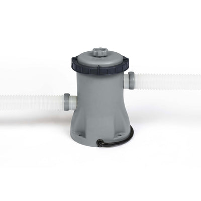 Bestway 10ft x 10ft x 25ft Steel Pro Round Family Swimming Pool & Water Test Kit - VMInnovations
