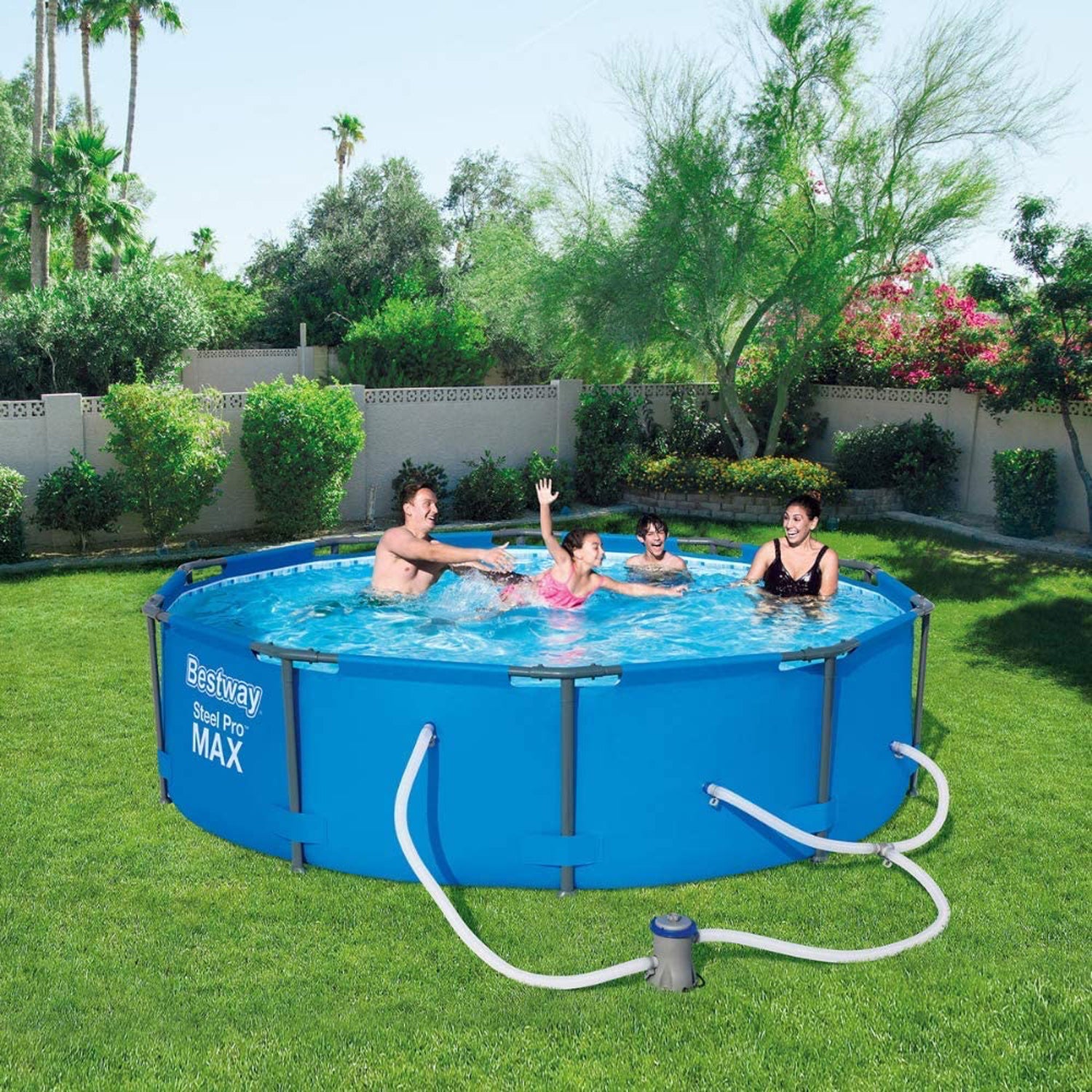 Bestway 10' x 30" Round Steel Pro MAX Hard Side Family Swimming Pool (Open Box) - VMInnovations