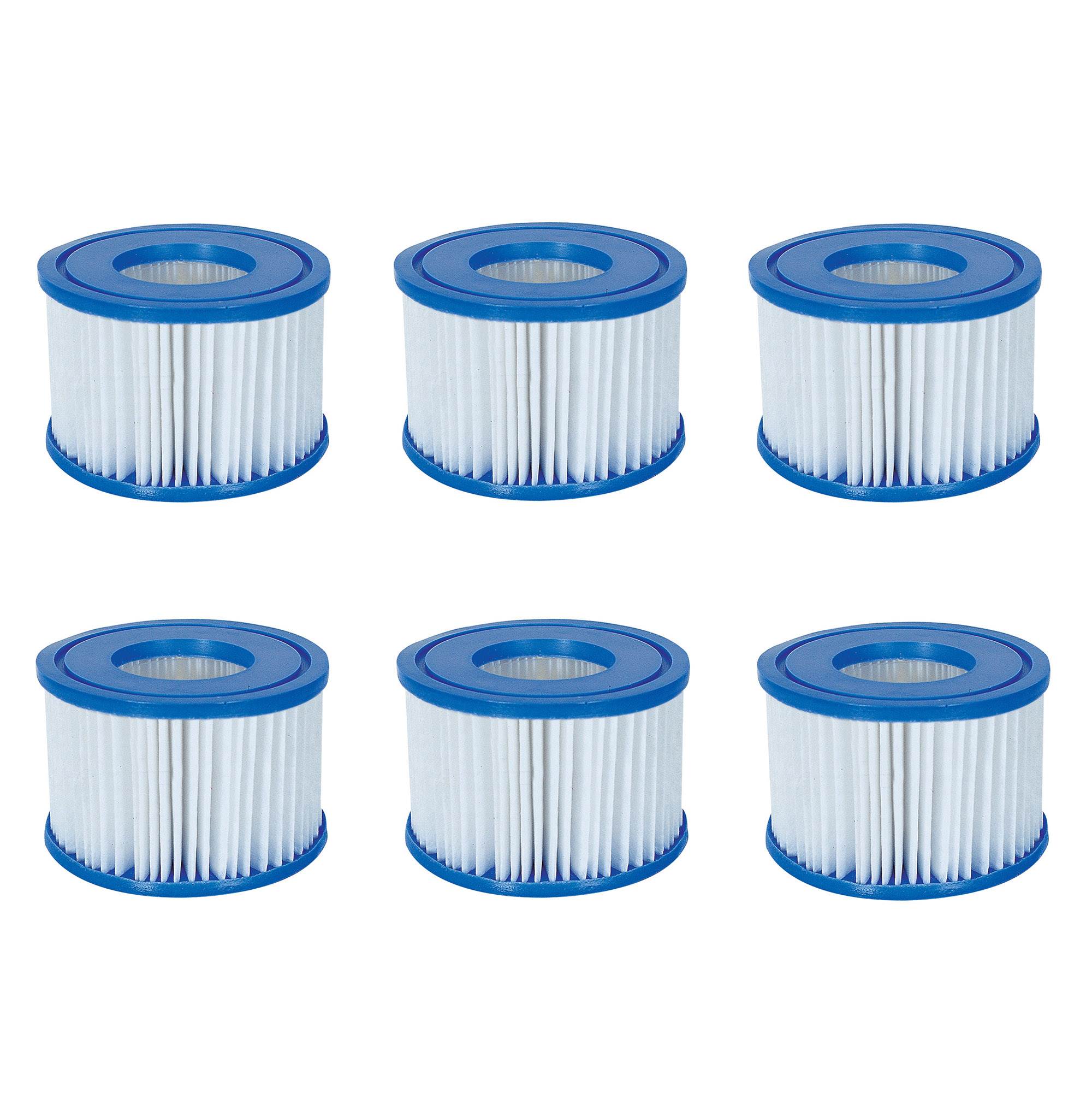 Bestway Spa Filter Pump Replacement Cartridge Type VI (6 Pack) (Coleman) - VMInnovations