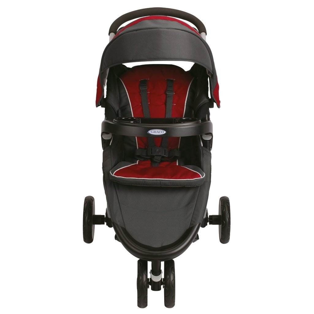 Graco FastAction Fold Sport Click Connect Stroller - Chili Red - Open Box