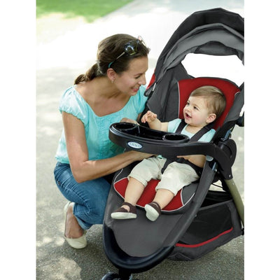 Graco FastAction Fold Sport Click Connect Stroller - Chili Red - Open Box