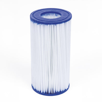 Bestway 18ft x 48in Steel Pro Frame Pool Set & 6 Coleman Replacement Cartridges