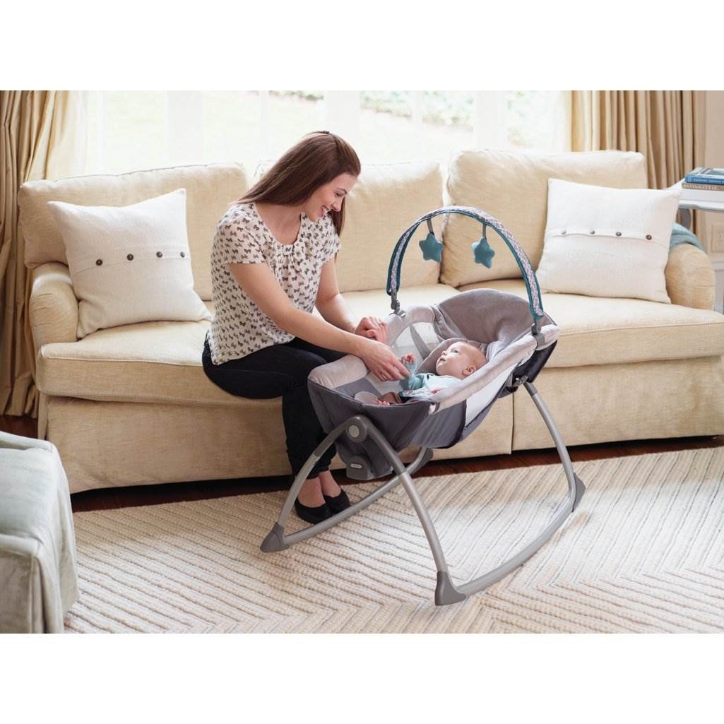 Graco Little Lounger Baby/Infant Rocker Sleeper – Ardmore | 1875063 (Open Box)