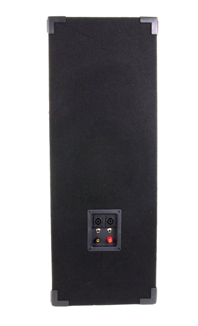 VM Audio VAS4210P 2200W 4-Way Dual 10" DJ Loud Speakers + Cables & Tripod Poles