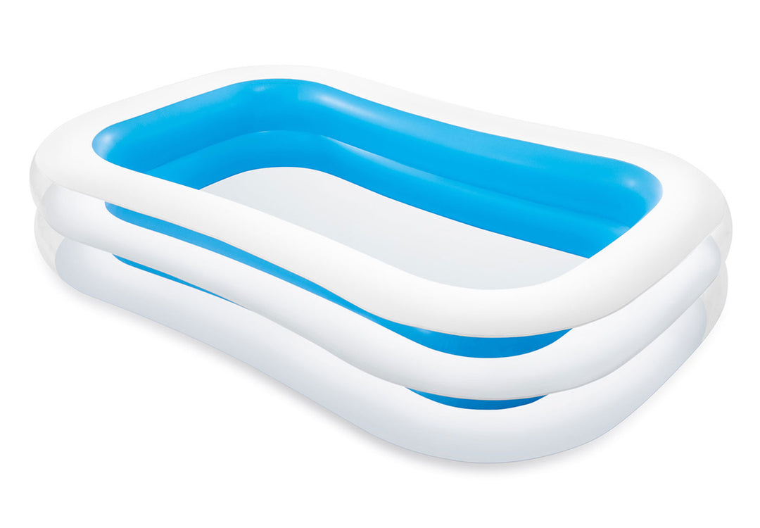 Intex Swim Center 103in x 69in x 22in Outdoor Inflatable Swimming Pool (2 Pack)