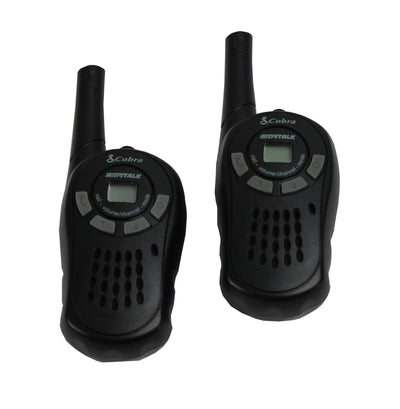 4 COBRA MicroTalk CX115A 16-Mile 22-Channel FRS/GMRS 2-Way Walkie Talkie Radios